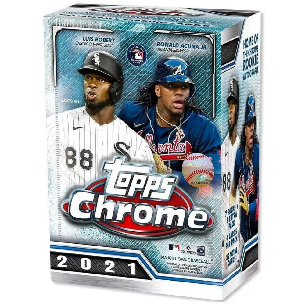 Topps 2021 Chrome Baseball Blaster Box